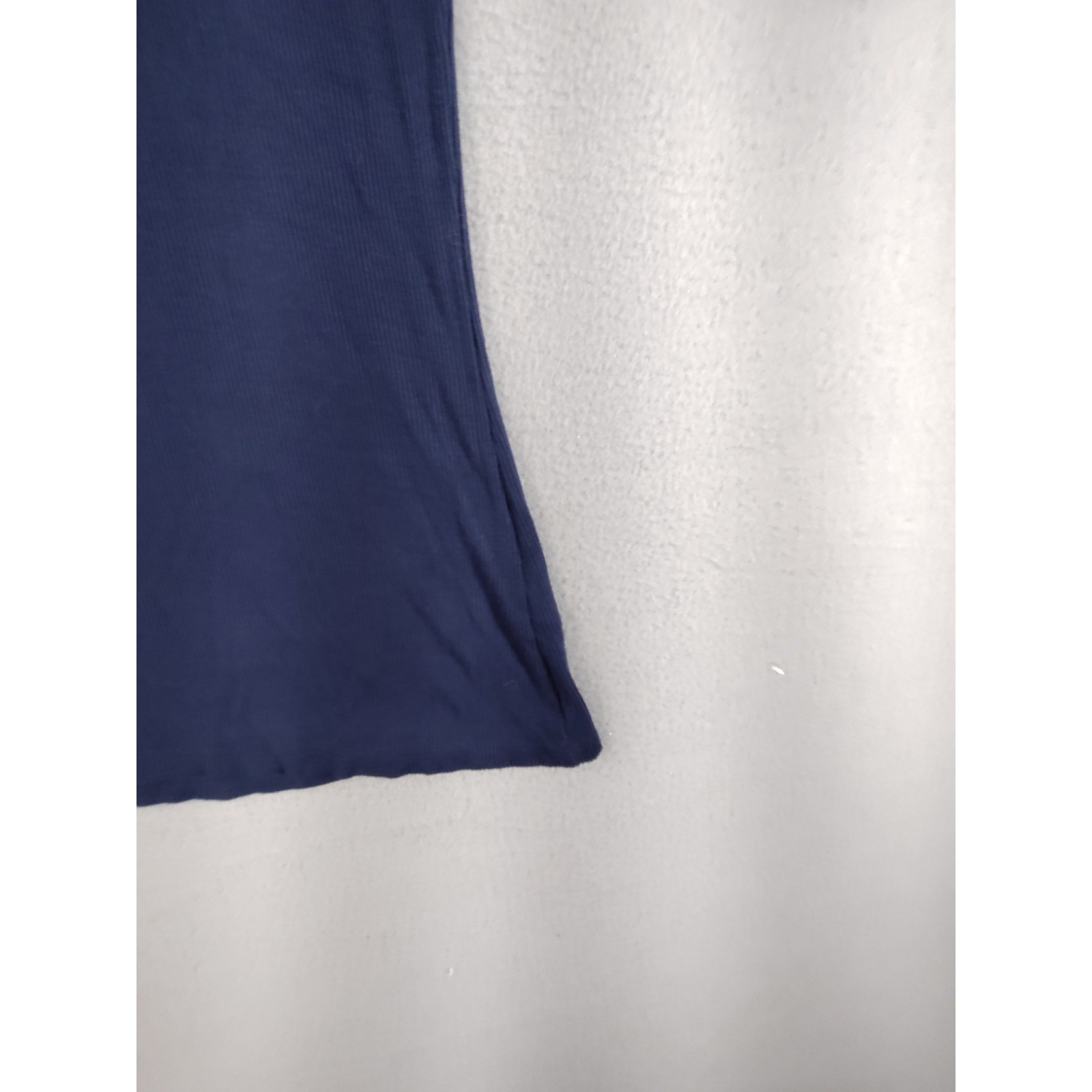 Modstrom Women Tops Xs Navy Blue Crew Neck Pullover Short Sleeve Ribbed Casual — image 5 of 8